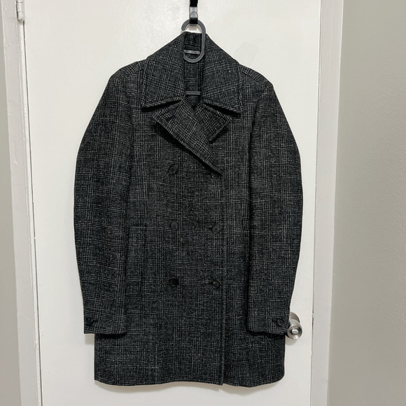 Allsaints Nala Porto Double Breasted Womens Pea Coat - Picture 2 of 11